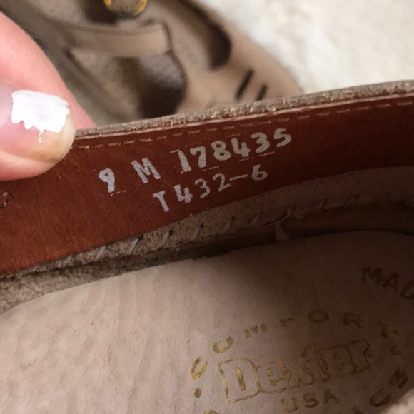 Dexter brand leather tan shoes new without tags - Picture 5 of 5